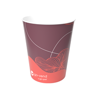 7oz Coral Paper Vending Cup