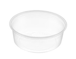 8oz Clear PP Round Deli Container, Qty500