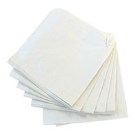 12" x 12" White Sulphate Paper Bags 12" x 12" White Sulphate Paper Bags