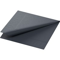 23cm 2Ply Black Cocktail Napkins