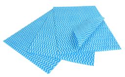 Blue Envirowipe Folded Compostable Cloths 50x36cm, Qty25