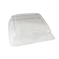 PET Square Clear Platter Lid 32x32