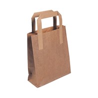 Kraft Brown SOS Paper Bag - Small