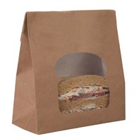 Kraft Laminated Window Sandwich Bag