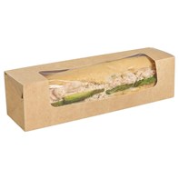 Kraft Baguette Box 265x70x70mm (Pack of 400) Kraft Baguette Box 265x70x70mm (Pack of 400)