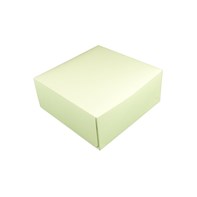 White 6x6x3" Cake Box 4pt Glued With Locking Tabs White 6x6x3" Cake Box 4pt Glued With Locking Tabs