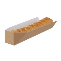 7" Small Kraft Open Ended Tray