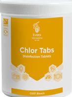 Evans Chlor Bleach Tablets
