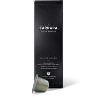 Carrara Coffee Roasters House Blend Coffee Pods Qty 10
