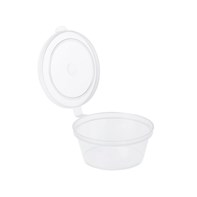 2oz Portion Pot with Hinged Lids 2oz Portion Pot with Hinged Lids