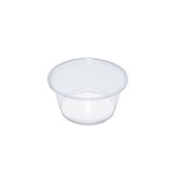 2oz Clear Plastic Souffle Pot 2oz Clear Plastic Souffle Pot