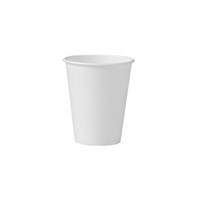 8-9oz White Single Wall Cups