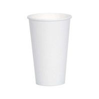 16oz White Single Wall Cups