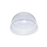 12oz Domed Lid with Hole (84mm dia)