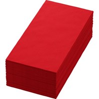 40cm Dunisoft 8 Fold Napkin Red Pack of 60