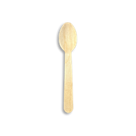 DC037 - Wooden Teaspoon Eco-Friendly 11cm Wooden Teaspoon