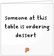 Napkin 33cm 2ply Peter's Pizzeria (Dessert)