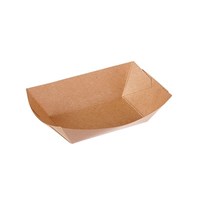 6x4" 1lb Kraft Ecocraft Food Tray