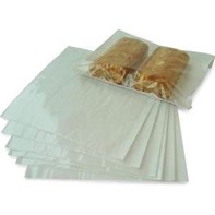 White Film Fronted Bag 12" x 10"