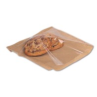 Kraft Film Fronted Bag 7" x 7"