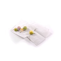 White Film Fronted Bag 8.5" x 8.5"