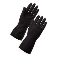 Heavy Duty Black Gloves Small (Size 8)