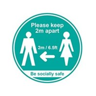 SD Sticker Please Keep 2m Apart SD Sticker Please Keep 2m Apart