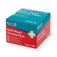 Astroplast Sterile Saline Wipes (Box of 100)