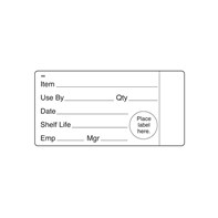 2x4" Large Food Prep Label