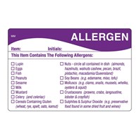 Allergen General Label