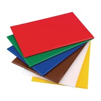 Hygiplas High Density Chopping Boards with Rack