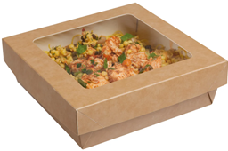 Small Microwavable Kraft Box Base Qty500