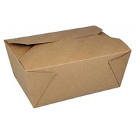 No.8 Leak Proof Brown Food Box (1320ml/46floz)