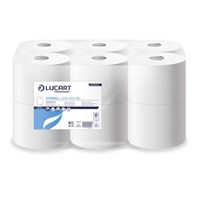 L-ONE Mini White Jumbo Toilet Roll