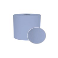 Raphael 2ply Blue Emb Roll Towel 200m
