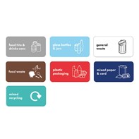 Back Panel for 80L Procycle Recycling Bin Back Panel for 80L Procycle Recycling Bin