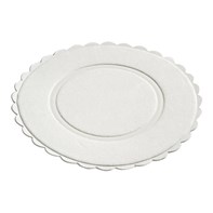 80mm 8ply Unbacked White Coaster