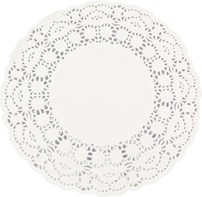 Doilies Round 170mm(6.5") White