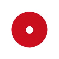 17" Red Standard Floor Pads