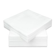 30cm 1ply Value White Napkin