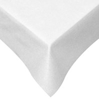 Swansoft White Tablecover 90cm