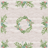 Slipcover 84x84cm D/S Winter Greenery