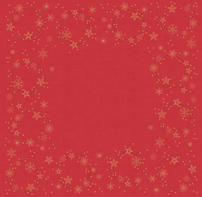 Slipcover 84x84cm Dunicel Star Shine Red D/S