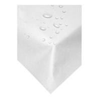 120cm Dunisilk White Table Cover