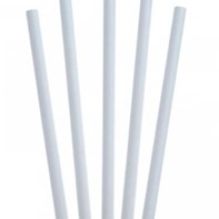 Paper Straws White 200x8mm Paper Straws White 200x8mm