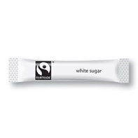 White Fairtrade Sugar Sticks