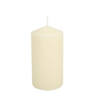 Ivory Pillar Candle 150x80mm 70h Burn