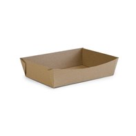 8x6" Corrugated Kraft Food Tray