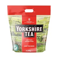 Yorkshire Tea Bags 3.25kg (1040 Tea Bags) Yorkshire Tea Bags 3.25kg (1040 Tea Bags)