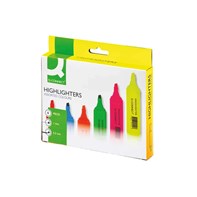Q-Connect Assorted Highlighter Pens (Pack of 6) Q-Connect Assorted Highlighter Pens (Pack of 6)